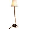 Fashion Näve Lampadaire en tissu Rope avec corde naturelle