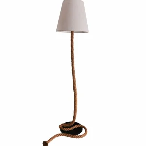 Fashion Näve Lampadaire en tissu Rope avec corde naturelle