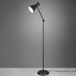 Best Reality Leuchten Lampadaire Enzo, hauteur 150 cm, noir