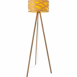 Outlet Näve Lampadaire Finja avec support trépied en bambou