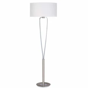 Flash Sale Trio Lighting Lampadaire imposant PARIS en nickel