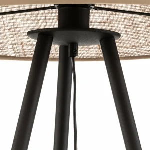 Fashion TK Lighting Lampadaire Juta avec support trépied