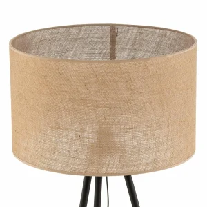 Fashion TK Lighting Lampadaire Juta avec support trépied