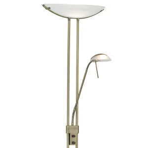 Store EGLO Lampadaire élégant Baya bruni