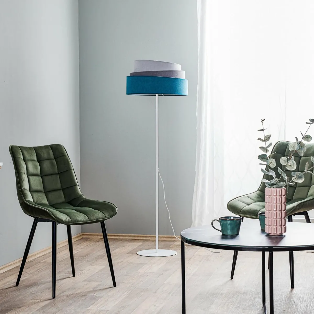 lampadaire_pastell_trio_turquoisegrisgris_clair_0.webp Cheap Duolla Lampadaire Pastell Trio turquoise/gris/gris clair