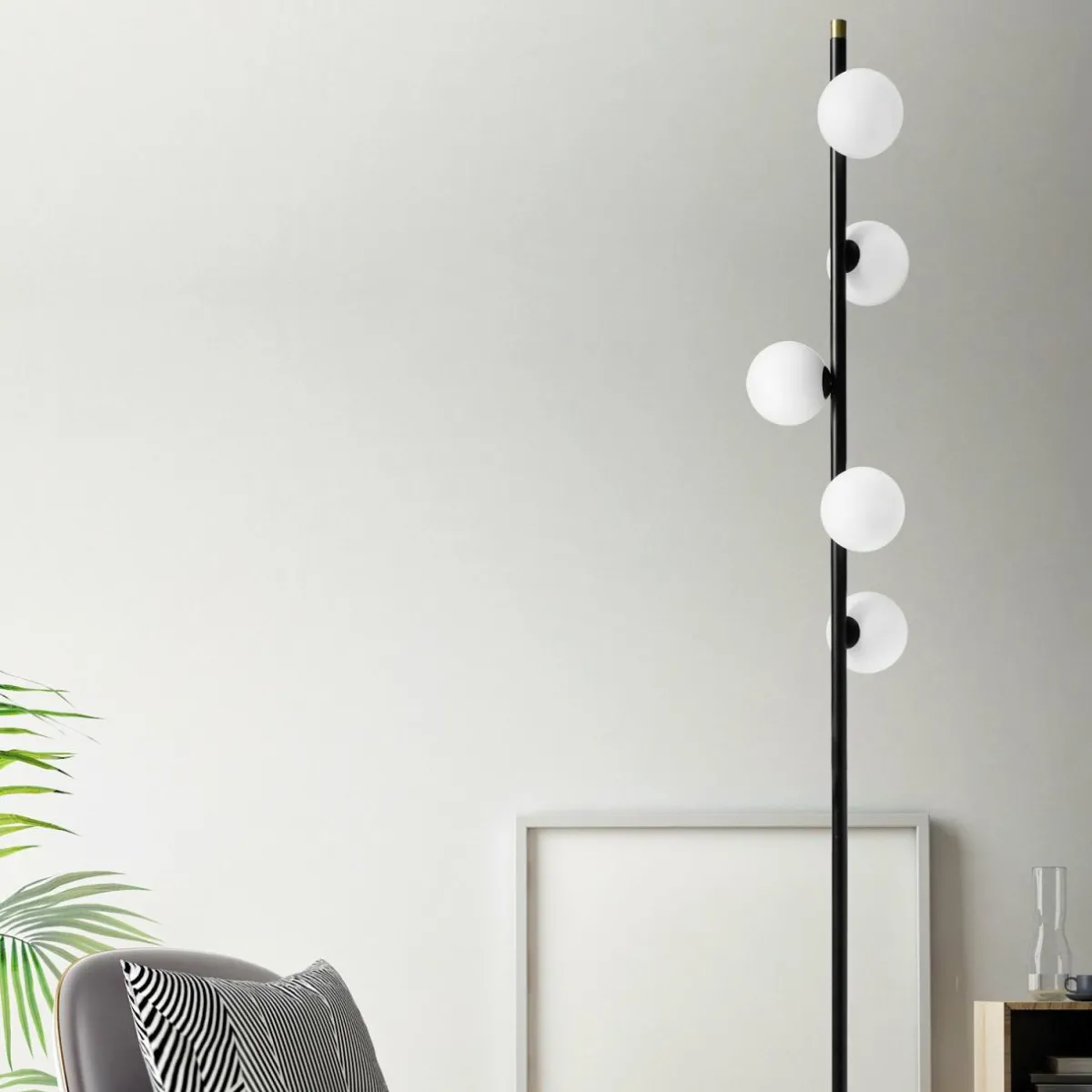 lampadaire_pom_avec_sphres_de_verre_et_variateur_0.webp Sale miloox by Sforzin Lampadaire Pomì avec sphères de verre et variateur