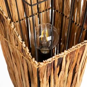 Flash Sale NOWA GmbH Lampadaire Rinca, abat-jour fil et paille