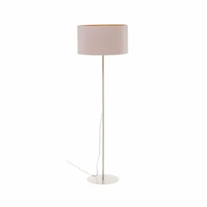Fashion Duolla Lampadaire Roller, blanc/doré, hauteur 145 cm