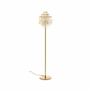 Fashion ONLI Lampadaire Ruben avec plaques de nacre