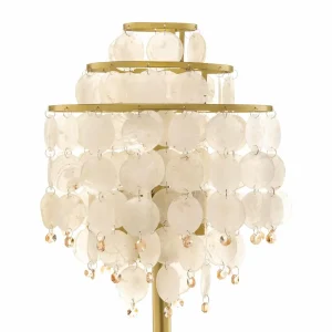 Fashion ONLI Lampadaire Ruben avec plaques de nacre