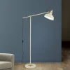 Discount ORION Lampadaire Schiller, kaki, métal, hauteur 153 cm, réglable