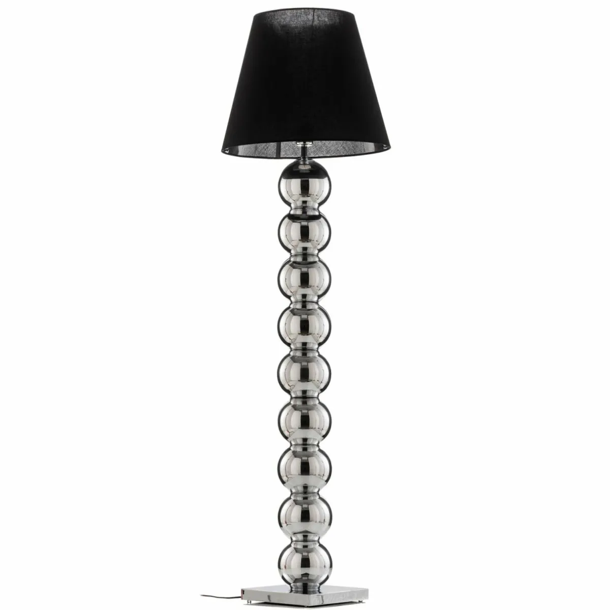 lampadaire_textile_fulda_abatjour_noir_pied_chrom_0.webp Fashion Argon Lampadaire textile Fulda, abat-jour noir, pied chromé