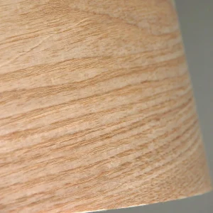 Cheap Aluminor Lampadaire Totem LS métal, plaqué bois véritable