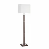 Shop Searchlight Lampadaire Waverley, brun/blanc, bois, hauteur 147 cm, E27