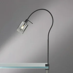 Best Sale FISCHER & HONSEL Lampe à pince Iska avec abat-jour en verre