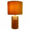 Shop Näve Lampe à poser 3189514, abat-jour tissu, orange
