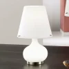 Store Fabas Luce Lampe à poser Ade, hauteur 58 cm, blanc, verre