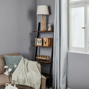Cheap ONLI Lampe à poser Agar abat-jour tissu et élément bois