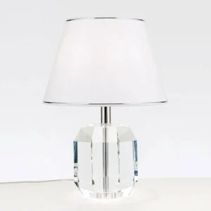 Store ORION Lampe à poser Alexis avec cristaux, chromé/blanc