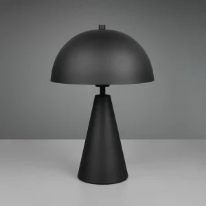 Hot Trio Lighting Lampe à poser Alfie, noir mat, métal, E27