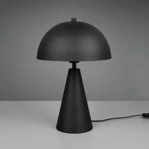 Hot Trio Lighting Lampe à poser Alfie, noir mat, métal, E27