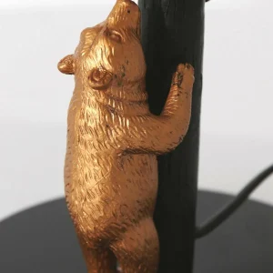 Shop Steinhauer Lampe à poser Animaux 7203ZW, métal, lin, noir