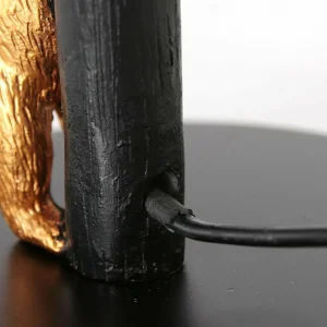 Shop Steinhauer Lampe à poser Animaux 7203ZW, métal, lin, noir