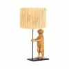 Discount Steinhauer Lampe à poser Animaux 3712ZW, tressée Natur