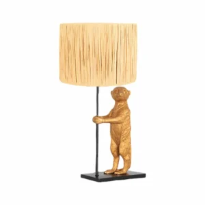 Discount Steinhauer Lampe à poser Animaux 3712ZW, tressée Natur