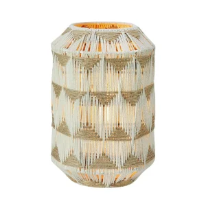 Sale Markslöjd Lampe à poser Ano, hauteur 35 cm, textile, beige/brun