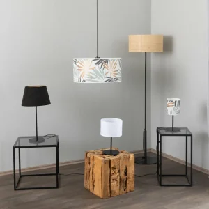 Fashion Luminex Lampe à poser Arden sans abat-jour, noir, hauteur 44cm