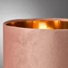 Best Sale FISCHER & HONSEL Lampe à poser Aura, abat-jour velours, 32 cm, rose