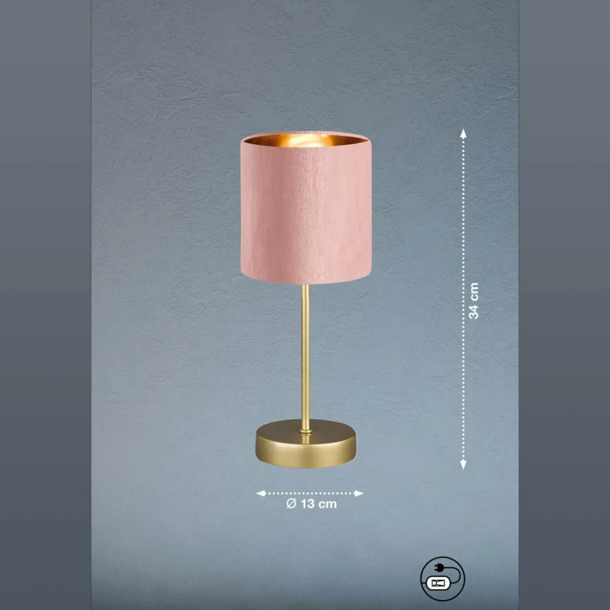 lampe__poser_aura_socle_dor_abatjour_rosdor_0.webp Store FISCHER & HONSEL Lampe à poser Aura socle doré abat-jour rosé/doré