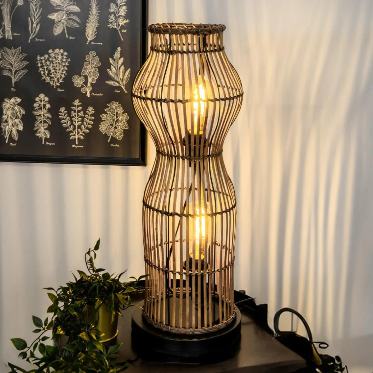 lampe__poser_bamboo_bambou_naturel_0.webp Cheap Eco-Light Lampe à poser Bamboo, bambou naturel