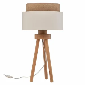 Store Duolla Lampe à poser Boho, écru/jute, H 45 cm