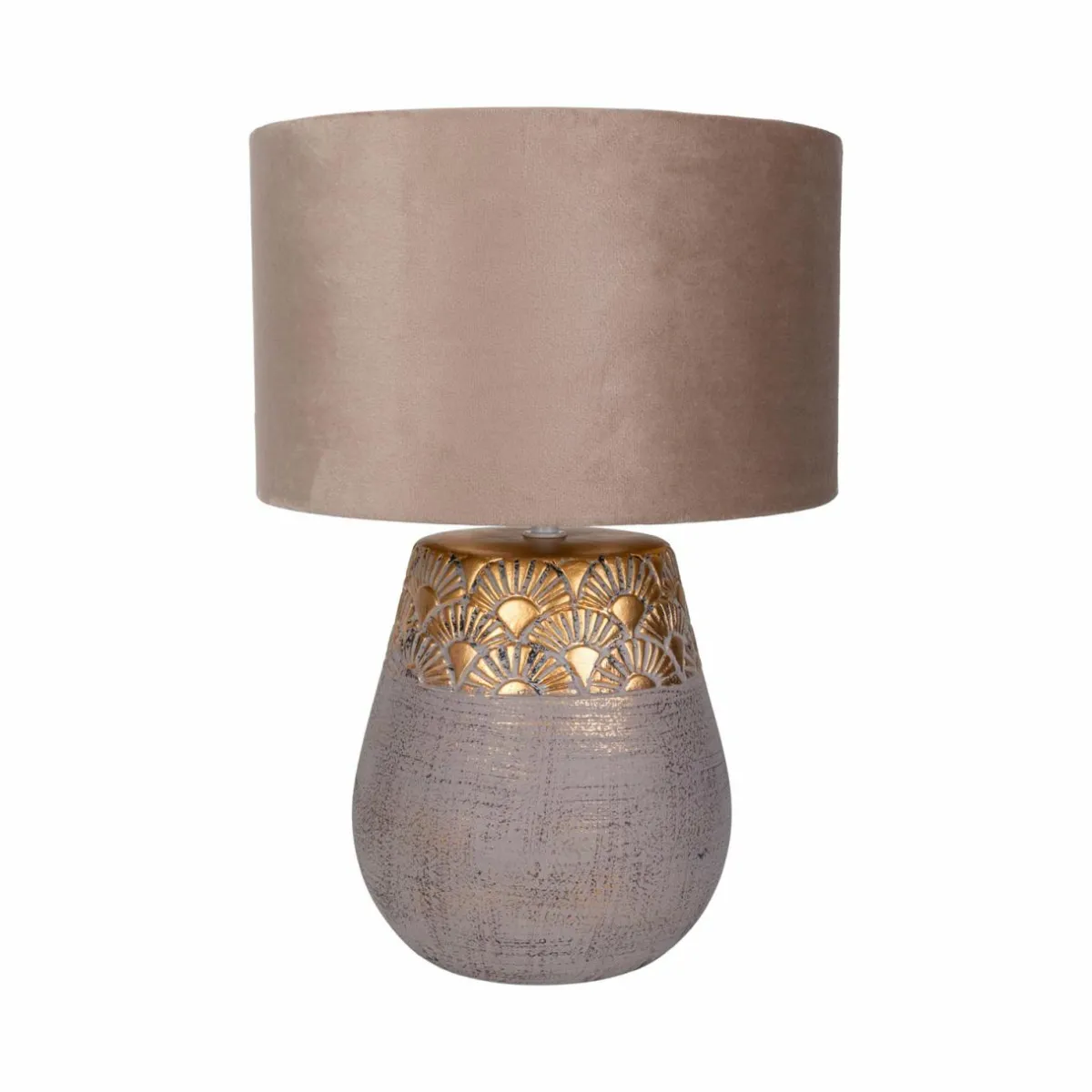 lampe__poser_bronco_beige_cramiquesimili_cuir_hauteur__cm_2.webp Fashion Näve Lampe à poser Bronco, beige, céramique/simili cuir, hauteur 39 cm