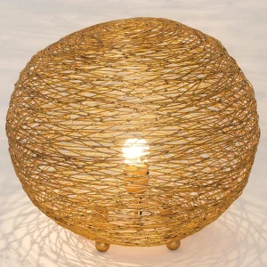 Clearance Holländer Lampe à poser Campano doré, 40 cm de diamètre