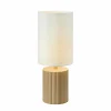 Clearance Markslöjd Lampe à poser Can, blanc/beige, hauteur 57 cm, céramique, textile