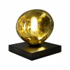 Online Eco-Light Lampe à poser Canopus, doré, Ø 15 cm, verre, 1 x E14