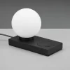 Fashion Reality Leuchten Lampe à poser Chloé avec chargeur, noire