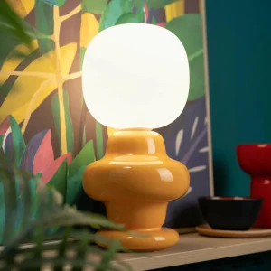 Cheap Ferroluce Lampe à poser Copacabana, jaune