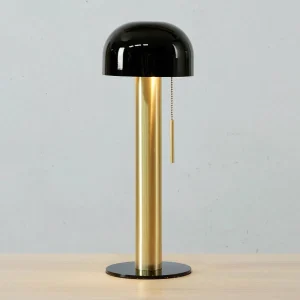 Hot Markslöjd Lampe à poser Costa en métal, noir/laiton