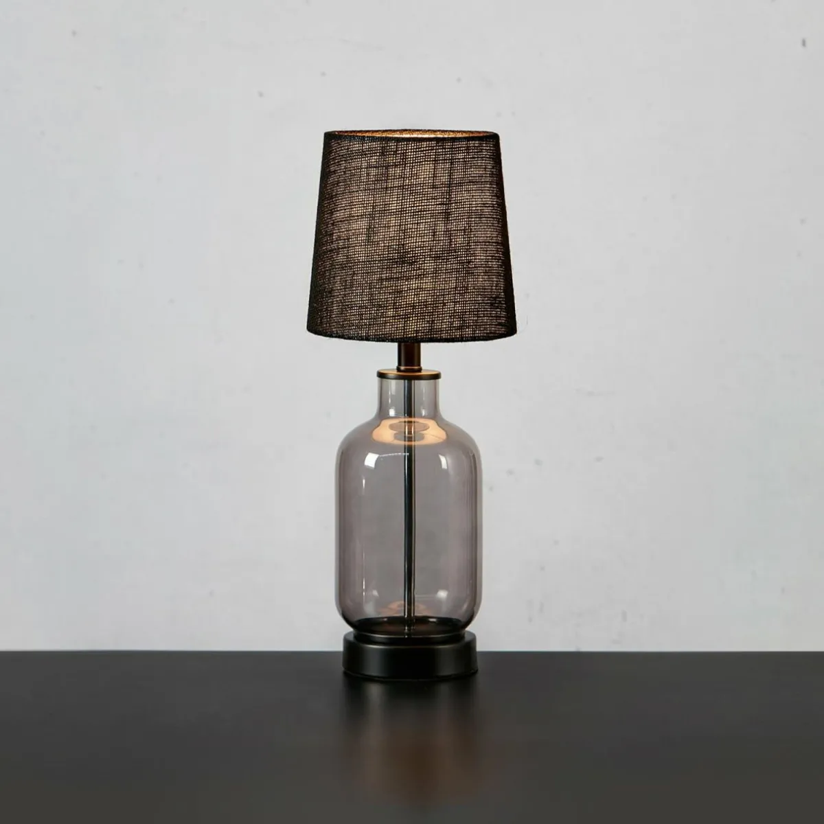 lampe__poser_costero_gris_fumnoir__cm_0.webp Best Sale Markslöjd Lampe à poser Costero, gris fumé/noir, 43 cm
