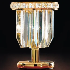 Cheap Patrizia Volpato Lampe à poser CRISTALLI dorée à l'or 24 carats