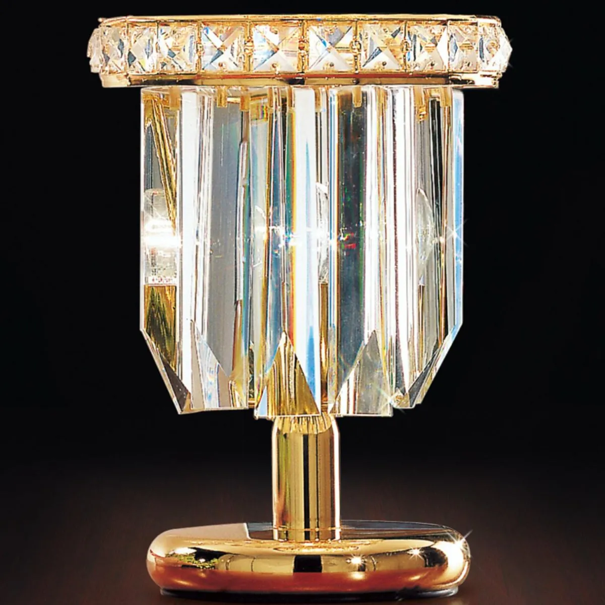 lampe__poser_cristalli_dore__lor__carats_0.webp Cheap Patrizia Volpato Lampe à poser CRISTALLI dorée à l'or 24 carats