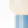 Online Brilliant Lampe à poser Daeny, verre, bleu