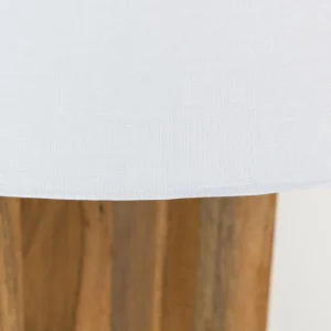 Cheap ORION Lampe à poser Dallas pied en bois parallélépipède