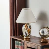 Outlet austrolux Lampe à poser Damasco avec or 24 carats, Ø 30 cm