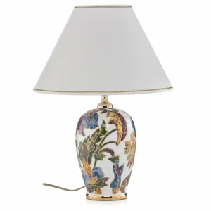 Outlet austrolux Lampe à poser Damasco avec or 24 carats, Ø 30 cm