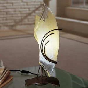 Online Sil-Lux Lampe à poser design ROMA 48 verre courbé à droite